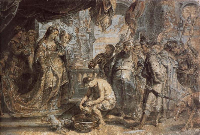 Peter Paul Rubens The queen with the Captain of Lush china oil painting image